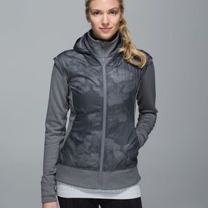 Lululemon Athletica Gray Zip-Up Jacket